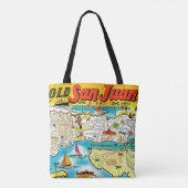 San Juan Puerto Rico Tote Bag (Achterkant)