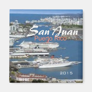 San Juan Puerto Rico Travel Souvenir Fridge Magnet