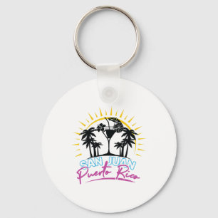 San Juan Puerto Rico Vakantie Strand Reis Cadeau V Sleutelhanger