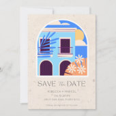 San Juan Puerto Rico Wedding Save The Date (Voorkant)