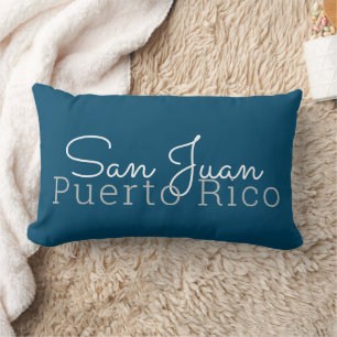 San Juan Puerto Rico Word Art Kussen