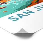 San Juan River Utah Reisprint Poster (Hoek)