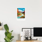 San Juan River Utah Reisprint Poster (Thuiskantoor)