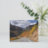 San Juan Skyway tussen Durango en Silverton Briefkaart (Staand voorkant)