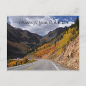 San Juan Skyway tussen Durango en Silverton Briefkaart (Voorkant)