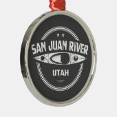 San Juan, Utah Metalen Ornament (Rechts)