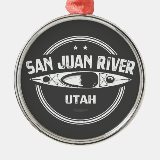 San Juan, Utah Metalen Ornament (Voorkant)