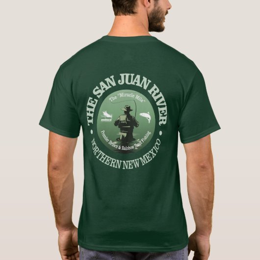 San Juan (Vliegvisserij) T-shirt (Achterkant)