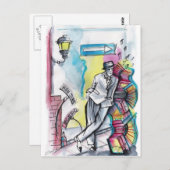 San Juan y Boedo - El compadrito Briefkaart (Voorkant / Achterkant)