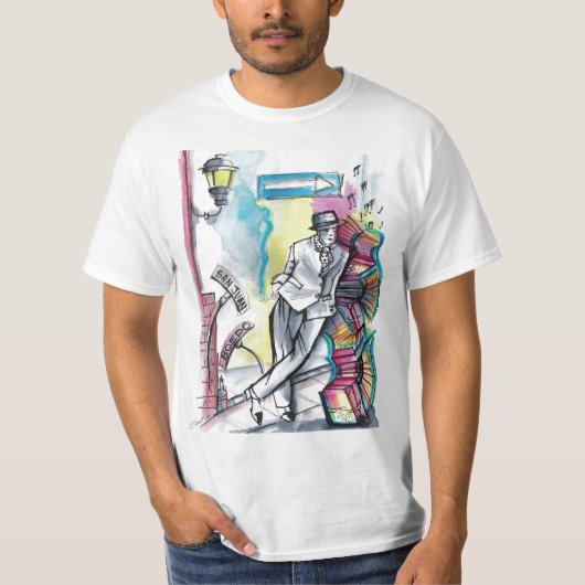 San Juan y Boedo - El compadrito T-shirt (Voorkant)