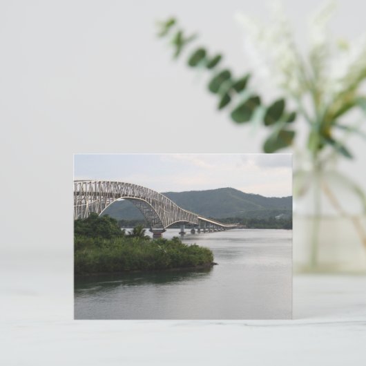 San Juanico Bridge Briefkaart (Staand voorkant)