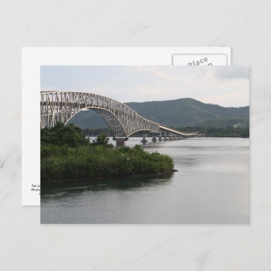 San Juanico Bridge Briefkaart (Voorkant / Achterkant)