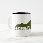 San Juans alstublieft Tweekleurige Koffiemok (Voorkant links)