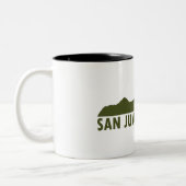 San Juans alstublieft Tweekleurige Koffiemok (Links)