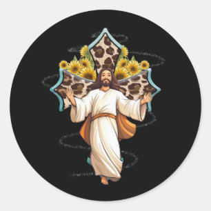 San Judas Jude Apostle St. Jude Thaddeus Jesus Ronde Sticker