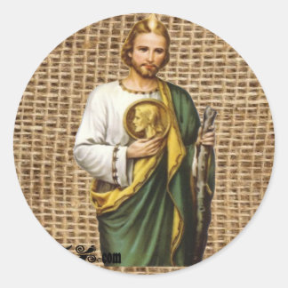 SAN JUDAS, ST JUDE PRODUCTEN RONDE STICKER