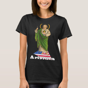 San Judas Tadeo con Arizona Verenigde Staten T-shirt