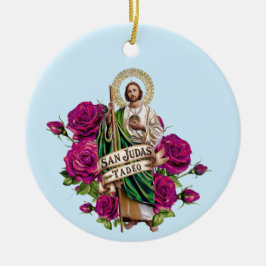 San Judas Tadeo Keramisch Ornament
