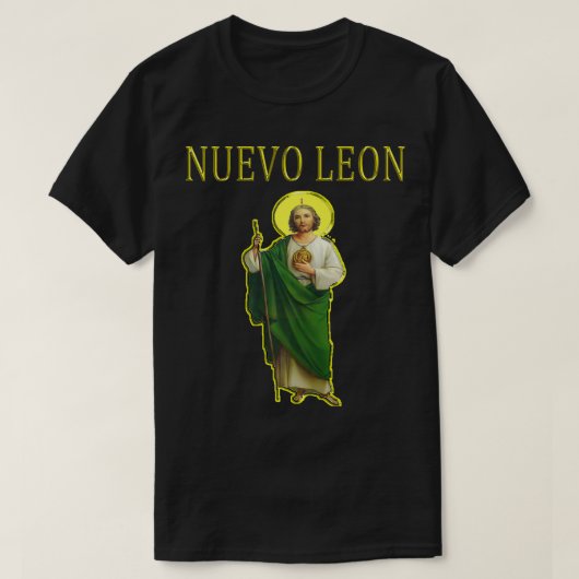 San Judas Tadeo Nuevo Leon s and s Zip Premium T-shirt (Design voorkant)