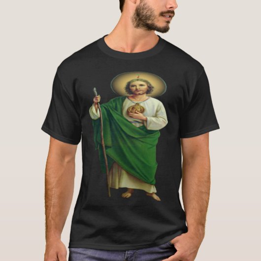 San Judas Tadeo Saint Jude Thaddeus T-shirt (Voorkant)