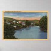 San Lorenzo Uitzicht City Poster (Voorkant)