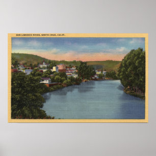 San Lorenzo Uitzicht City Poster