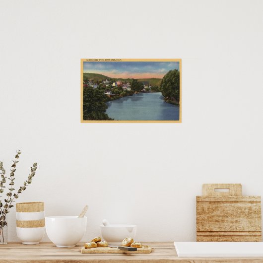 San Lorenzo Uitzicht City Poster (Keuken)