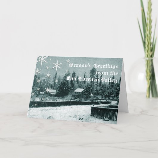 San Lorenzo Valley Vakantie Kaart (Voorkant)