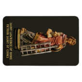 San Lorenzo van Rome, Patron Saint of Cooks Magneet (Horizontaal)