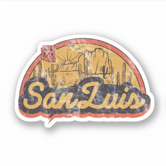 San Luis, Arizona Sticker (Voorkant)