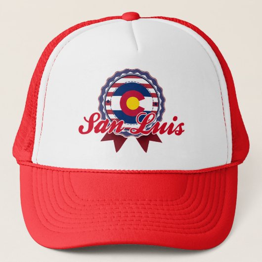 San Luis, CO Trucker Pet (Voorkant)