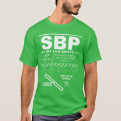 San Luis County Regional Airport SBP T-shirt (Voorkant)