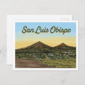 San Luis Obispo California Briefkaart (Voorkant / Achterkant)