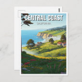 San Luis Obispo California Central Coast Briefkaart (Voorkant / Achterkant)