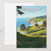 San Luis Obispo California Central Coast Feestdagenkaart (Voorkant / Achterkant)