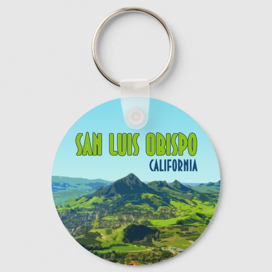 San Luis Obispo California  Sleutelhanger (Voorkant)