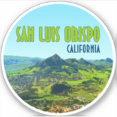 San Luis Obispo California Sticker (Voorkant)