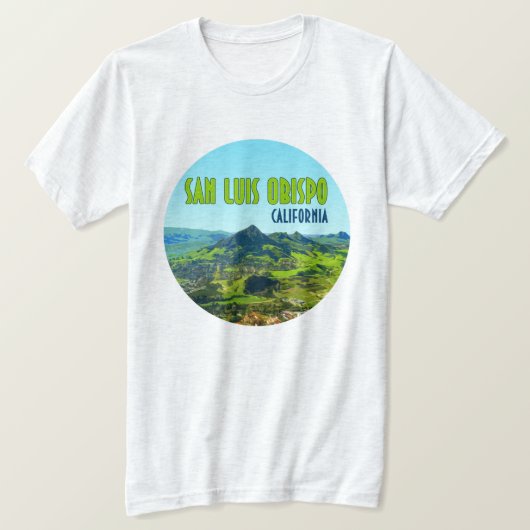 San Luis Obispo California  T-shirt (Design voorkant)