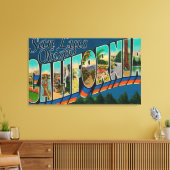 San Luis Obispo, Californië - Grote Letter Scene Canvas Afdruk (Insitu (Woonkamer))