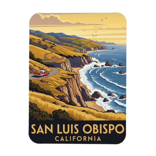 San Luis Obispo Californië Magneet (Verticaal)