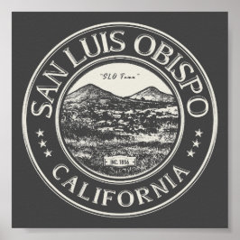 SAN LUIS OBISPO CALIFORNIË POSTER