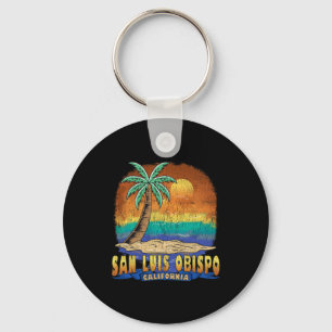 San Luis Obispo Californië Vintage in nood Souv Sleutelhanger