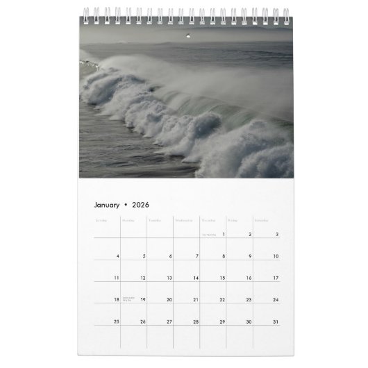 San Luis Obispo County 2016 Kalender (Jan 2026)