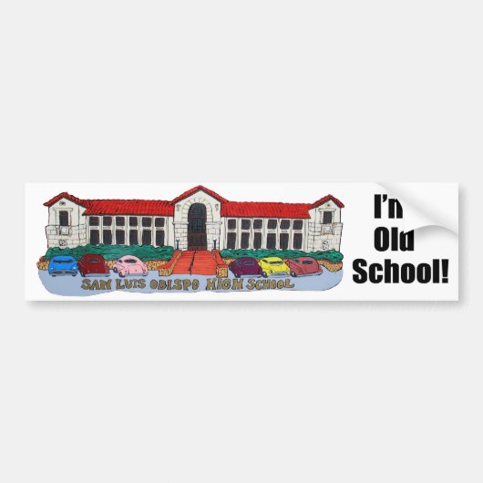 San Luis Obispo High School Bumpersticker (Voorkant)