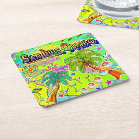 San Luis Obispo Mind Focus Onderzetter (Schuin)