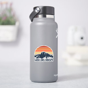 San Luis Obispo Mountain Sunset Laptop Sticker