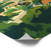 San Luis Obispo SLO California Central Coast Retro Poster (Hoek)