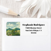 San Luis Obispo SLO California Retouradres Etiket (Insitu)