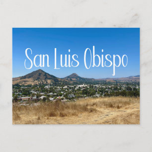 San Luis Obispo Terrace Hill-fotografie Briefkaart