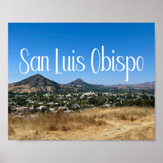 San Luis Obispo Terrace Hill Photography Poster (Voorkant)